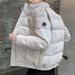 Men's Winter Jacket – Slim-Fit Quilted Polyester Coat With Stand Collar & Side Pockets (M-4XL, 3 Colors From Khaki To Navy Blue)_viptrois.com