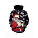 Cross-Border Foreign Trade Hot-Selling Autumn And Winter Men's New Digital Print Christmas Series Hooded Sweatshirt_viptrois.com