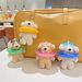 Creative Swimming Ring Sunglasses Puppy Plush Pendant Doll School Bag Pendant Doll Keychain Girl Gift_viptrois.com