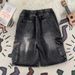 Men's Clothing Summer Youth Popular Harem Pants Lazy Men's Shorts Ins Trendy Mid Waist Straight Slightly Elastic Denim Shorts_viptrois.com