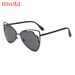 New Hollow Butterfly Frame Sunglasses Cross Border Personality Fashion Cat Eye Sunglasses Factory Direct Sales T1285_viptrois.com