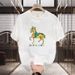 Men's Clothing Light Luxury Summer New Round Neck Short Sleeve Horse Print High End Cotton T_viptrois.com