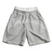 Men's Clothing Men's Printed Beach Shorts Black And Pink Double-Waisted Casual Bottoms For Formal & Casual For Men_viptrois.com