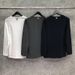 TIME BREATHE TB Sleeve T-Shirt Spring Autumn Slim Fit Front Short Back Long Pure Cotton Base Shirt Top Trendy_viptrois.com