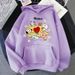 2024 Butter Print Hooded Pullover Sweatshirt Heart Casual New Hot-Selling Top_viptrois.com