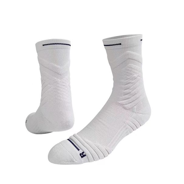 Basketball socks long high top sports socks elite towel bottom solid color new sweat absorption_viptrois.com