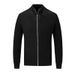 Long Zipper Knitted Cardigan Cross-Border Autumn Winter Hot-Selling Men's Casual Versatile Korean Style Half Turtleneck_viptrois.com
