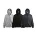 Men's Fleece-Lined Hooded Zip-Up Jacket - Streetwear Oversized Fit, Windproof, High-Collar Pullover For Urban & Outdoor_viptrois.com
