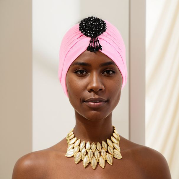 New Forehead Tassel Accessories Bohemian Pleated Watermelon Hat Indian Hat Hair Hat_viptrois.com