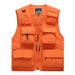 Men's Tactical Vest Sleeveless Jacket – Multi-Pocket Streetwear Utility Vest With Detachable Hood (M-7XL, Black/Red/Khaki/Army Green/Navy/Orange)_viptrois.com