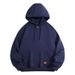 Men's Half-Zip Fleece Hoodie Sweatshirt - Casual Pullover Jacket With Hood For Spring & Autumn (Black, Blue, Green, Light Grey, Dark Grey)_viptrois.com
