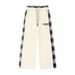 Men's Clothing American Retro Stitching Plaid High Waist Sports Sweatpants Men's 2025 Spring And Autumn All Match Straight Wide Leg Casual Trousers_viptrois.com