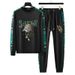 Men's Clothing Sports suit men's autumn new loose casual running suit men's new embroidery youth fashion two-piece suit_viptrois.com