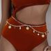 European and American Cross-border Jewelry Personalized Fashion Body Chain Star Moon Sun Simple Double Waist Chain Chest Chain Decoration_viptrois.com