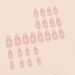 Nail Three-dimensional Simple Wearing Nail Piece Nail Shell Pattern Patch Detachable Nail Piece 24 Pieces_viptrois.com