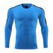 Men's Clothing Tights Long-Sleeved T-Shirt High Elastic Quick-Drying Breathable Sports Running Training Fitness Clothes Round Neck_viptrois.com