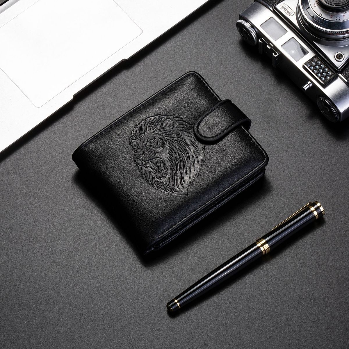 Wallet Card Cases Men's Wallet Short Men's Wallet Multi Function Wallet Medium Business Coin Purse Men_viptrois.com