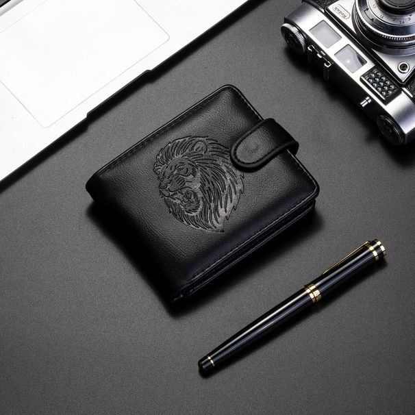 Wallet Card Cases Men's Wallet Short Men's Wallet Multi Function Wallet Medium Business Coin Purse Men_viptrois.com