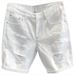 Men's Clothing Summer White Ripped Denim Shorts Men's Korean Slim Elastic Five Point Breeches Trendy All Match Mid Length Pants_viptrois.com