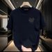 Men's Clothing Trendy Short Sleeved Pure Cotton Printed All Match Round Neck T Shirt_viptrois.com
