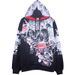Pure Pure Autumn Winter European American HIPHOP Trendy Street Dance Graffiti Hooded Jacket Hip Hop Sweatshirt Casual Plus Size_viptrois.com