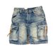 Men's Clothing Washed Denim Shorts Men's Summer Thin Loose Straight Workwear Mid Length Pants Trendy Casual Five Six Point Pants_viptrois.com