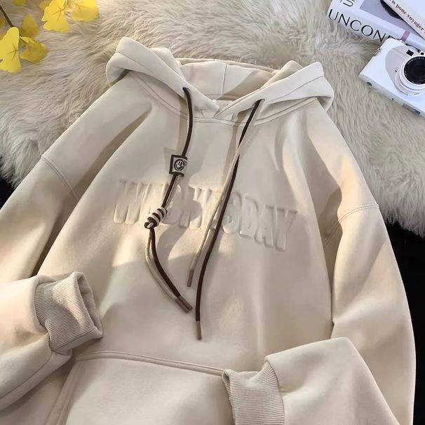 Men's Hoodie With Hat And Thick Velvet, Autumn And Winter New Trendy Men's Top_viptrois.com