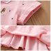 Mother & Kids Girls Dress Children's Summer Skirt 2024 New Little Girl Korean Version Of The College Style Short-Sleeved Polo Skirt_viptrois.com