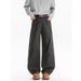 Men's Clean Fit Jeans - Relaxed Straight Leg Pants With Modern Silhouette (Gray/Green) Fashion Trends_viptrois.com