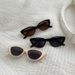 Pink cat eye sunglasses for women, brown summer, high end new sunglasses for men, sun protection, internet celebrity, retro fashion glasses_viptrois.com