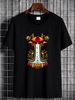 Mexican Costume For Cinco De Mayo Mariachi Charro, Halloween T-Shirt Designer Clothes Casual Stretched Top For Everyday Wear Women Top Graphic Tees Print Round Neck Short Sleeve Female Soft Women T-Shirt For Women Casual Fashion Graphic Comfortable_viptrois.com