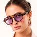 Fashion F Retro Double Beam Metal Hinge Aviator Sunglasses All MatchTrendy Sunglasses_viptrois.com