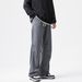 Men's Loose Fitting Sports Sweatpants Autumn New Style Drawstring American Retro Corduroy Straight Leg Casual Long Pants_viptrois.com