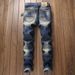 Men's Clothing Nostalgic Jeans Fashion Washed Youth High Street Ripped Trendy Denim Trousers_viptrois.com