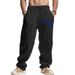 Men's Clothing Men's Linen Trousers Loose Wide Leg Breathable Casual Beach Coconut Tree Print Hot Selling For Formal & Casual_viptrois.com