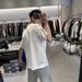Summer New Trendy Brand Letter Printing Short-sleeved T-shirt Men's American Senior Thin Half-sleeve Bottoming Top_viptrois.com