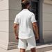 Men's Clothing Men's Shirt Casual Loose Short Sleeved Shorts_viptrois.com