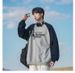 Raglan Sleeve Trendy Brand Japanese Retro Pullover Sweatshirt Spring Autumn Jacket Loose Fit Men's Fashion_viptrois.com