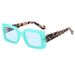 Men's Sunglasses New Square Frame Sunglasses Colorful Modern Ins Style Sunglasses Small Frame Fashionable Jelly Color Sunglasses_viptrois.com