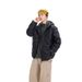 Men's Lightweight Down Jacket With Color-Blocking & Seam-Sealed Design, 90% White Duck Down Fill, Hooded Outdoor Sport Coat For Casual Wear_viptrois.com