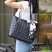Women's Scarf Tote Bag With Heart Embroidery - Large Capacity Solid Color Handbag_viptrois.com