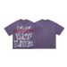 Spring And Autumn New American Style INS Hip-Hop Personality Letter Trendy Loose Crew Neck T-Shirt For Men_viptrois.com