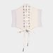 Summer retro fashion tight-fitting wide girdle women's elastic elastic belt with palace belt _viptrois.com