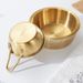 Korean Style Rice With Handle 304 Stainless Steel Hot And Cold Wine Gold Small Yellow Restaurant Special Seasoning Bowl_viptrois.com