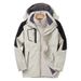 Men's Clothing Couple's Three-in-One Charge Clothing Outdoor Multifunctional Waterproof Warm Jacket Mountaineering Suit _viptrois.com