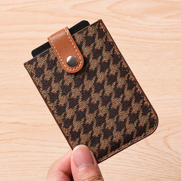 Card Bag Card Cases Pull Out Card Holder Anti Demagnetization, Ultra Thin And Compact Bank Card Holder With Multiple Card Slots, Portable Mini Storag_viptrois.com