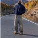 Men's Clothing Retro Bat Pattern Embroidery Loose Jeans Men Street Fashion Pants Slouchy Jeans_viptrois.com