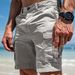 Men's Summer Sports Leisure Large Size Woven Fabric Beach Shorts Men_viptrois.com