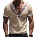 Men's Clothing Men's Polo Shirt Summer New Men's Casual Printed T Shirt Breathable_viptrois.com