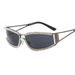 Cross Border New Y2K Hollow Diamond Sunglasses Futuristic Fashion Metal Frame Retro Small Sunglasses For Women In Europe And America_viptrois.com
